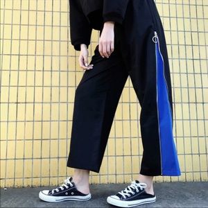 LF High waist wide leg color-block pants